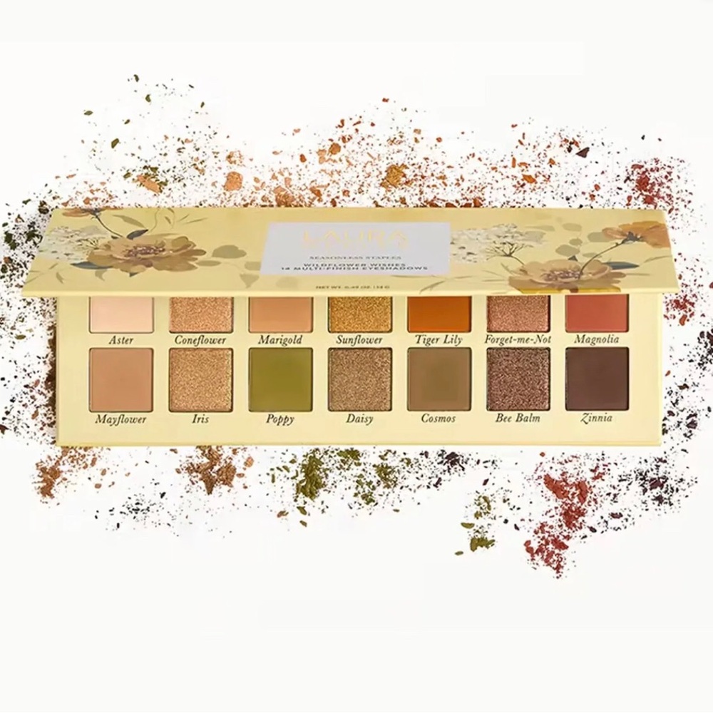 🎨NIB🎨 LAURA GELLER Seasonless Staples Wildflower Wishes 14 Pan Eyeshadow Palette